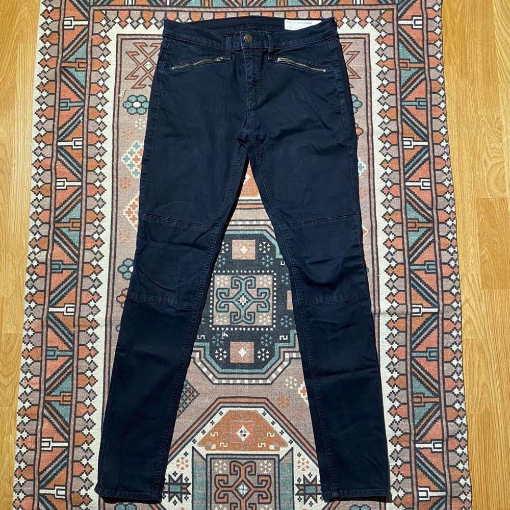 Rag & bone double knee skinny jeans